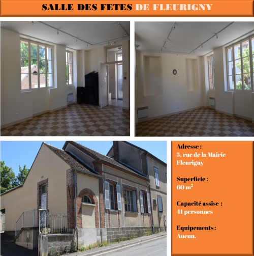 Salle des fêtes de Fleurigny