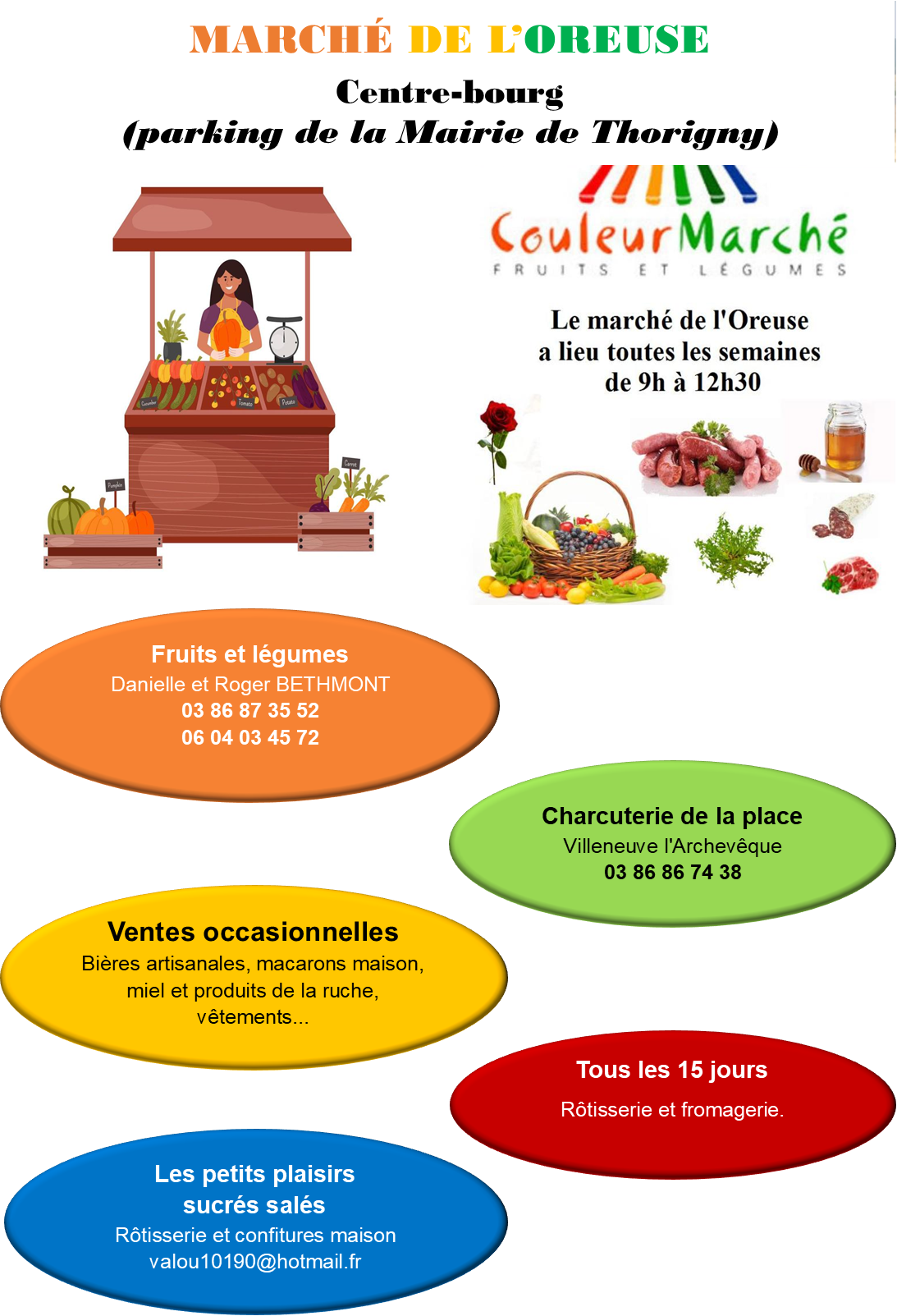 Photo Marché de l'Oreuse